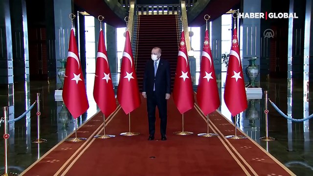 Cumhurbaşkanı Erdoğan 29 Ekim Cumhuriyet Bayramı tebriklerini kabul etti