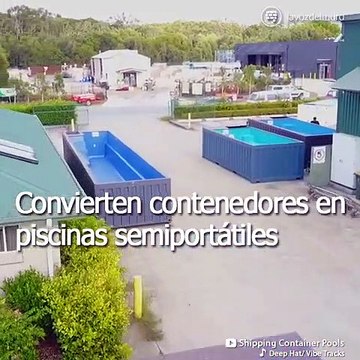 Crear piscina en contenedor maritimo