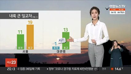 [날씨] 주말 내륙 큰 일교차…흐리고 곳곳 비