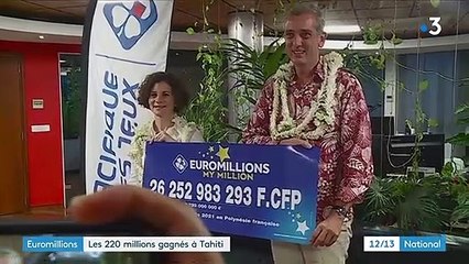 Euromillions : la gagnante des 220 millions d'euros est une jeune Tahitienne