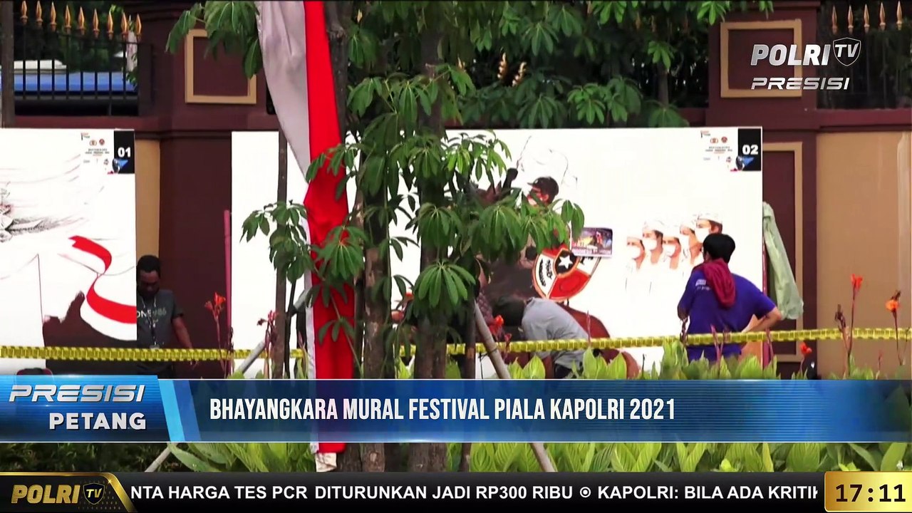 Live Report Medina Said - Melihat Persiapan Jelang Festival Mural Bhayangkara Piala Kapolri 2021
