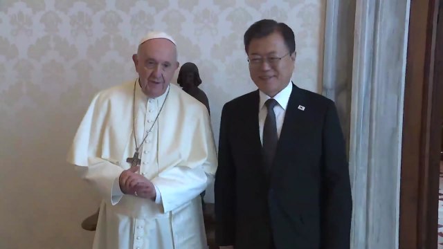 문 대통령, 교황 방북 재요청...교황 기꺼이 가겠다 / YTN