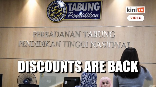 PTPTN discounts are back, 15% off for full settlement