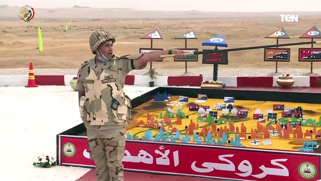 وزير الدفاع يشهد مشروع تكتيكى بجنود بالذخيرة الحية الذى تنفذه إحدى وحدات الجيش الثالث الميدانى