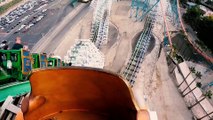 Twisted Colossus (Six Flags Magic Mountain Theme Park - California) - 4K Roller Coaster POV Video
