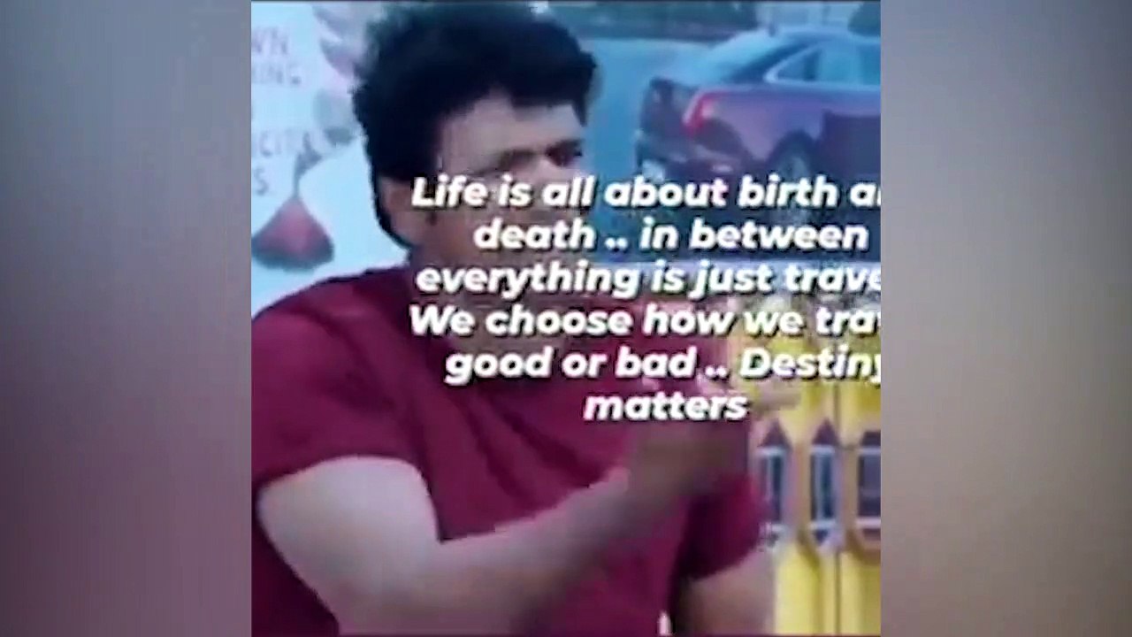 మరణం, డెస్టినీ గురించి పునీత్‌ రాజ్‌కుమార్‌ ఏమన్నారంటే..