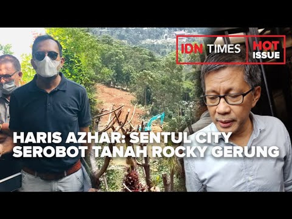 HARIS AZHAR SENTUL CITY SEROBOT TANAH ROCKY GERUNG DENGAN CARA CURANG