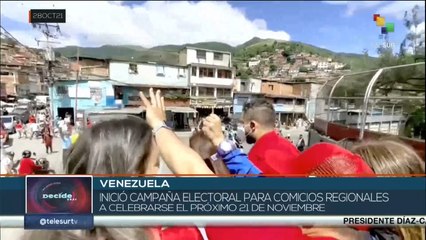 Venezuela : Candidatos inician campaña electoral  para comicios del 21N
