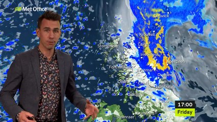 Scotland's weather forecast from the Met Office