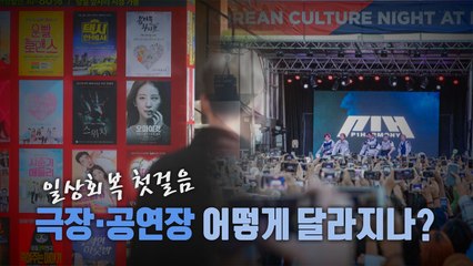 [나이트포커스] 일상회복 첫걸음...극장·공연장 어떻게 달라지나? / YTN