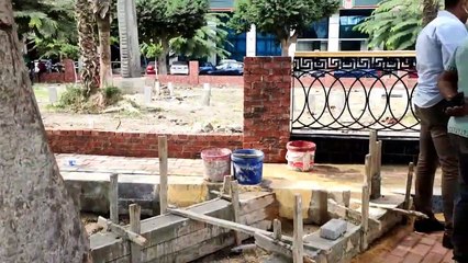 محافظ الجيزة يتفقد أعمال التطوير بميدان المساحة فى الدقى