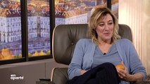 Valéria Bruni-Tedeschi dans l'émission 'En Aparté' sur Canal  .