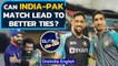 India-Pakistan match: Can on field bonhomie lead to better ties? | Oneindia News