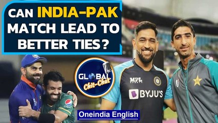 India-Pakistan match: Can on field bonhomie lead to better ties? | Oneindia News