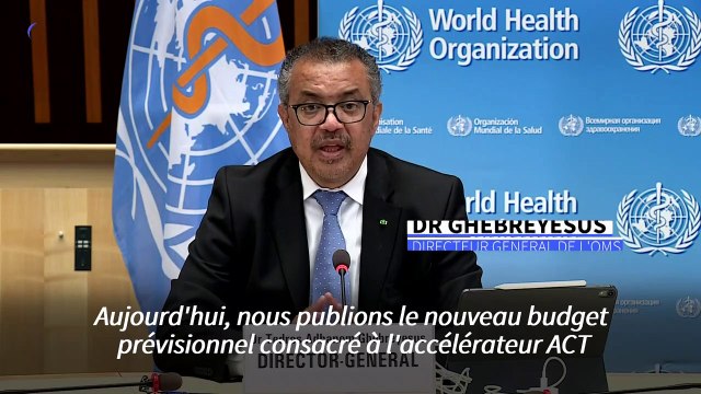 L'OMS dévoile une nouvelle stratégie contre le Covid et réclame 23,4 milliards de dollars