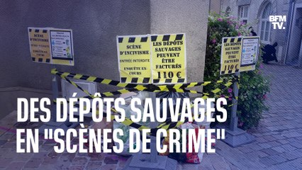Sablé-sur-Sarthe transforme les dépôts sauvages en "scènes de crime