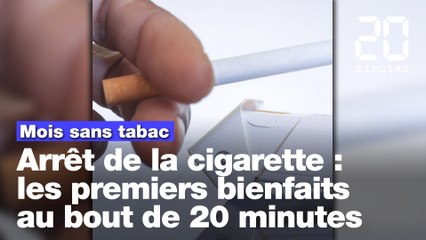 Mois sans tabac: Les premiers bienfaits apparaissent au bout de 20 minutes