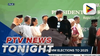 PRRD resets BARMM elections to 2025