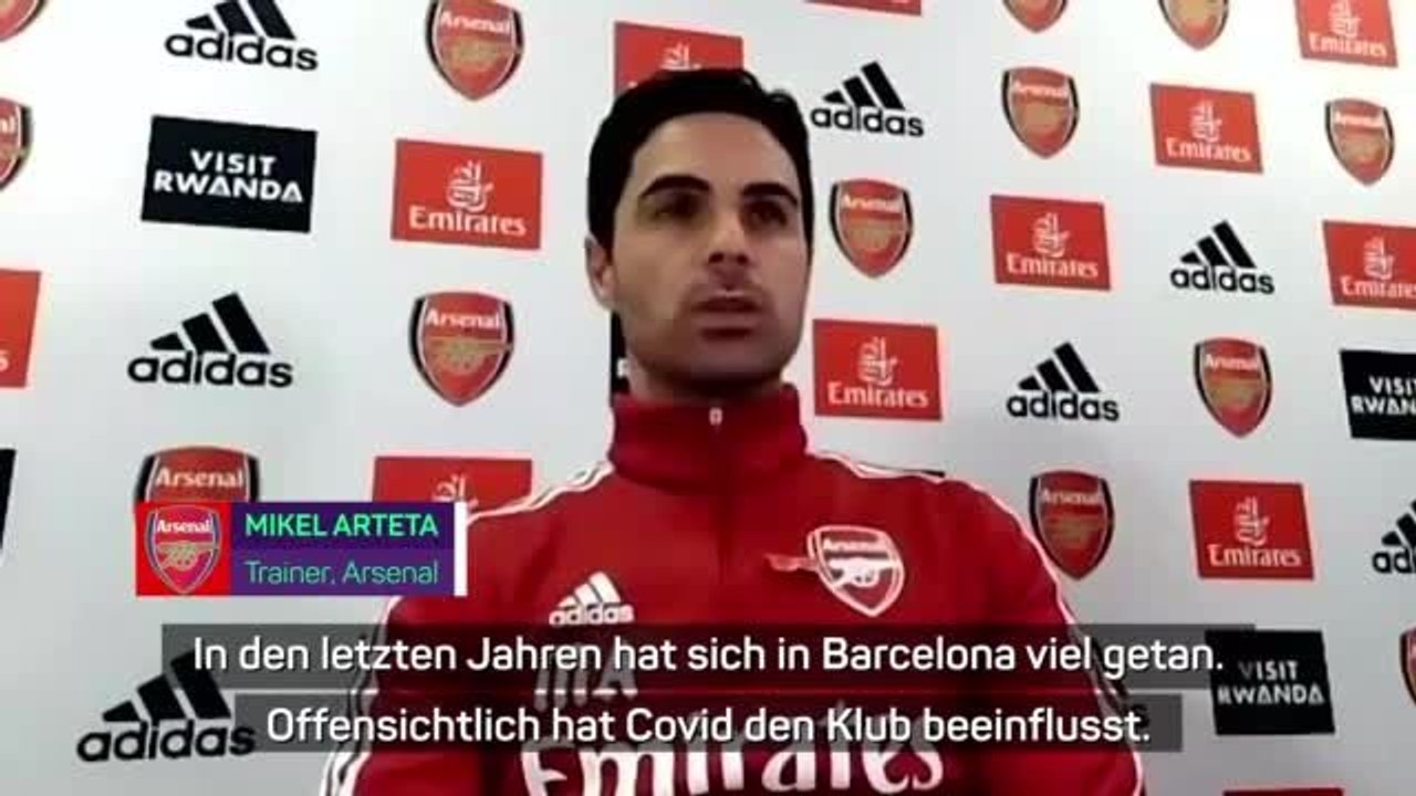 Arteta zu barca-gerüchten: "fühle mich geehrt"