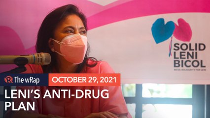 Robredo's anti-drug plan: Heavy on prevention, rehab not 'kill, kill, kill'