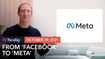 Facebook changes company name to Meta