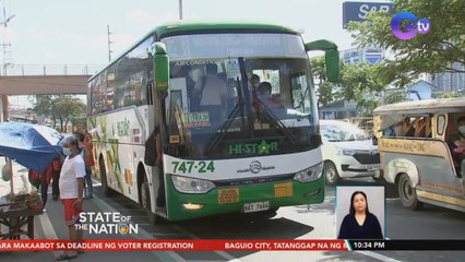 70% na kapasidad sa mga pampublikong transportasyon, ipatutupad simula sa Nov. 4 | SONA
