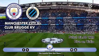 UCL  MAN CITY VS. CLUB BRUGGE