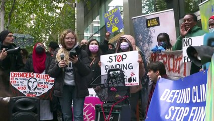Climate change activists demand end of fossil fuel funding