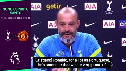 'Ronaldo one of the best players in history' - Nuno