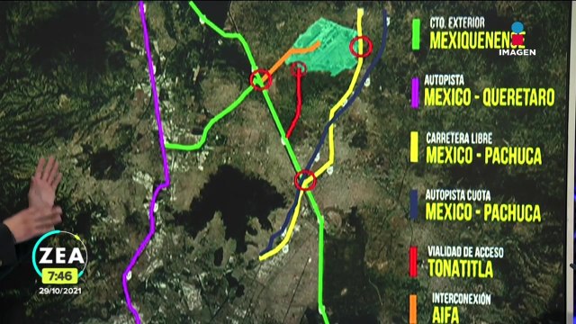 Estas serán las rutas para llegar al Aeropuerto Felipe Ángeles