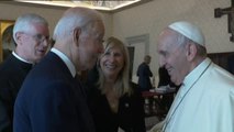 El Papa recibe en audiencia a Joe Biden