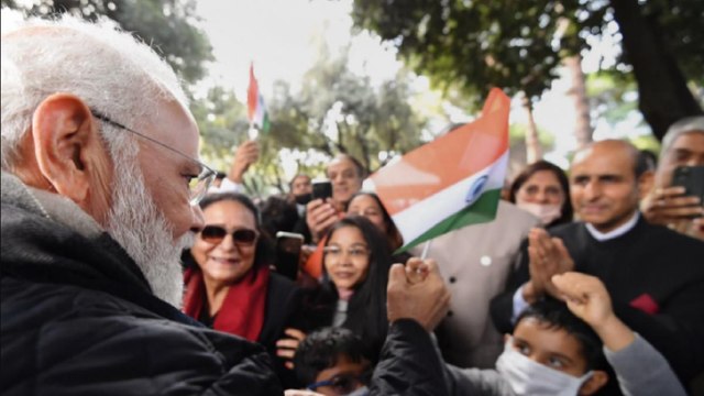 PM Narendra Modi receives grand welcome in Rome