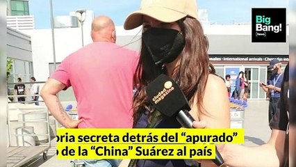 La historia secreta detrás del "apurado" regreso de la "China" Suárez al país