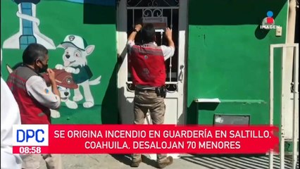 Se origina incendio en Guardería en Saltillo