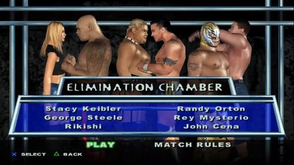 HCTP Stacy Keibler(ovr 100) vs George Steele vs Rikishi vs Randy Orton vs Rey Mysterio vs John Cena