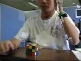 Rubik's cube les yeux fermés