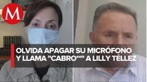 Senador de Morena olvida apagar su micrófono y ofende a Lilly Téllez