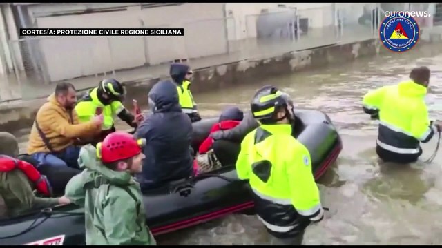 Alerta roja en el este de Sicilia por más lluvias torrenciales e inundaciones