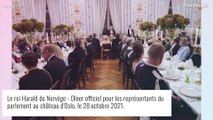 La princesse Mette-Marit de Norvège parée de diamants et améthystes : défilé de tiares au palais