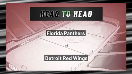 Detroit Red Wings vs Florida Panthers: Moneyline