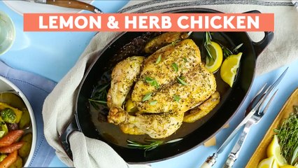 Slow-Roasted Lemon & Herb Chicken