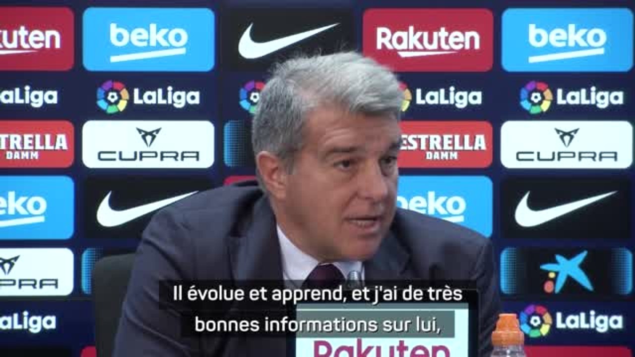 Barcelone - Laporta : “On parle de Xavi, mais il y a d’autres options”