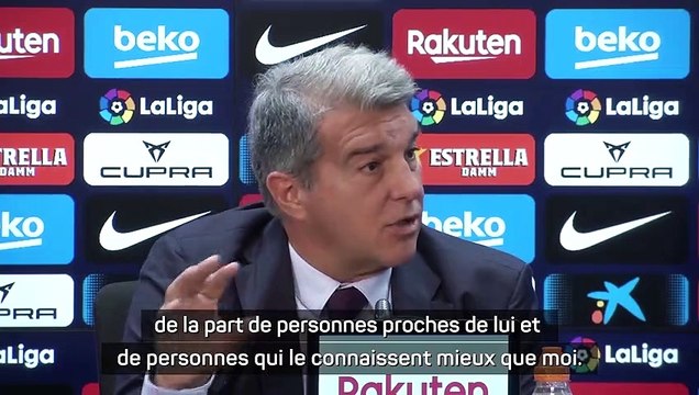 Laporta : «On parle de Xavi, mais il y a d’autres options»
