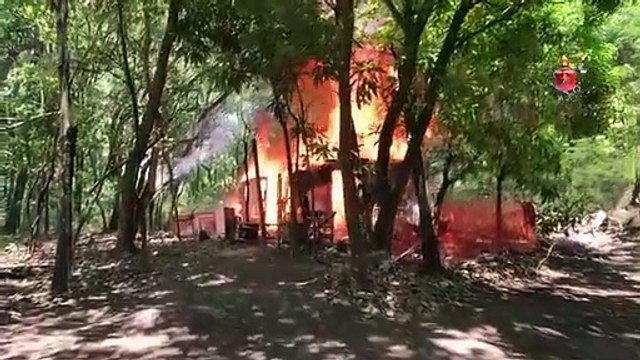 Incêndio atinge barracos no Parque Ecológico Boca da Mata nesta sexta-feira (29/10)