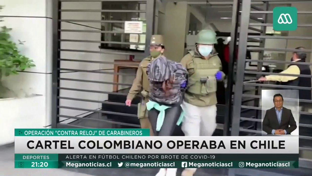 Cae cartel colombiano de droga instalado en Chile - AhoraNoticas