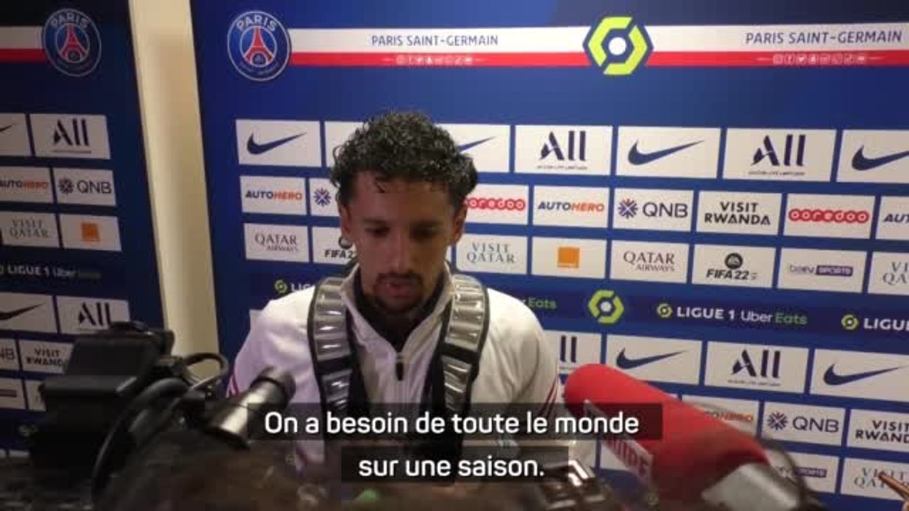 12e j. - Marquinhos - "On a trois joueurs exceptionnels, mais il ne faut pas oublier les autres"