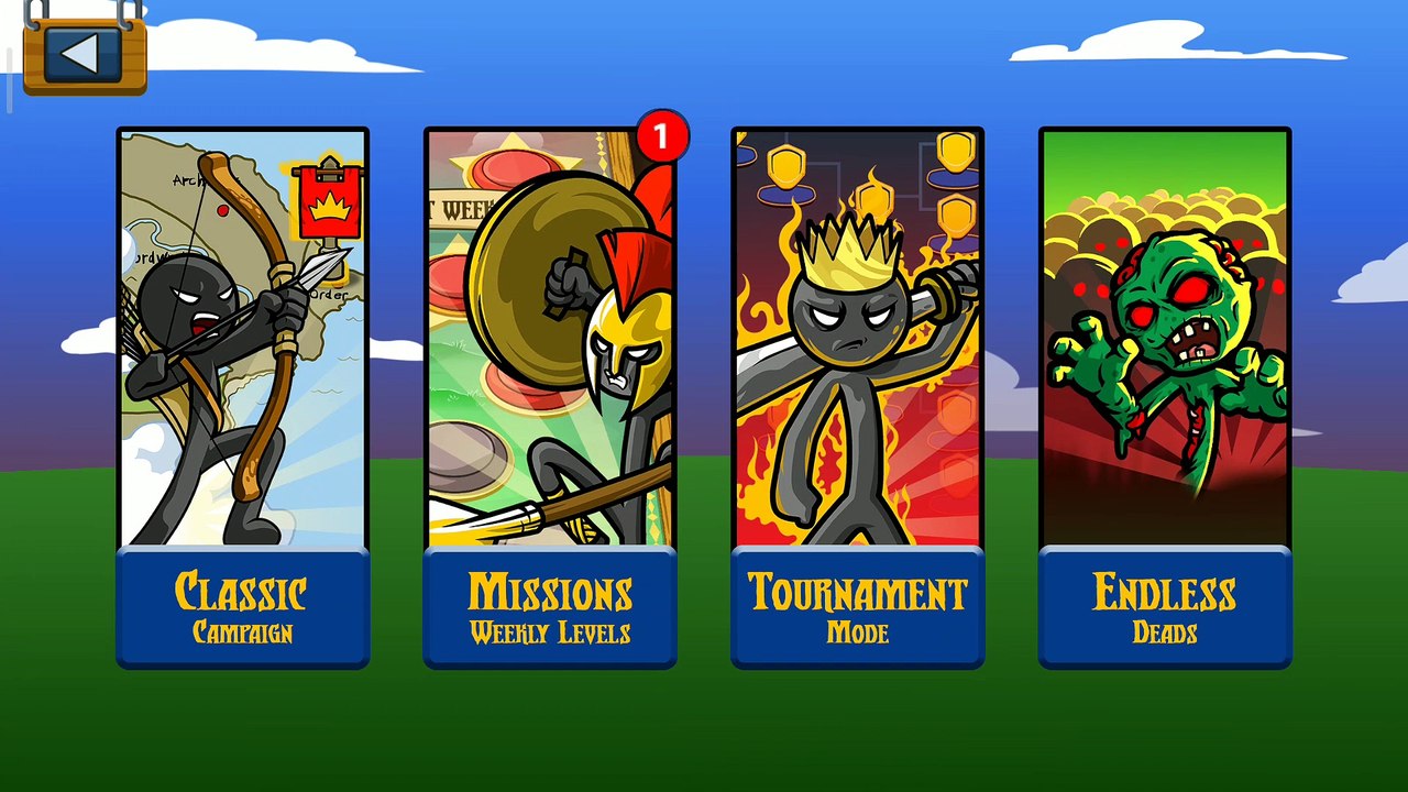 Stick War Legacy Classic Compaign Normal Star 1 Mode Storm the Rebel Mage Camp