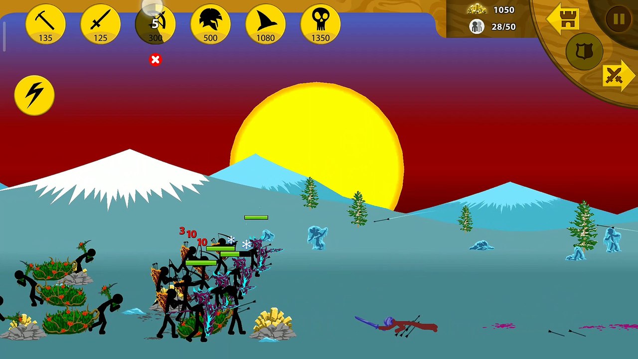 Stick War Legacy Classic Compaign Normal Star 3 Mode Glacial Uprising