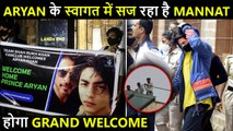 ShahRukh Khan's Mannat Gets Decorated, Grand Welcome For Aryan Khan?