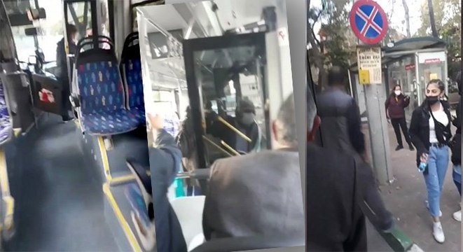 Şoför otobüsü bırakıp kaçtı, yolcular şaşkına döndü